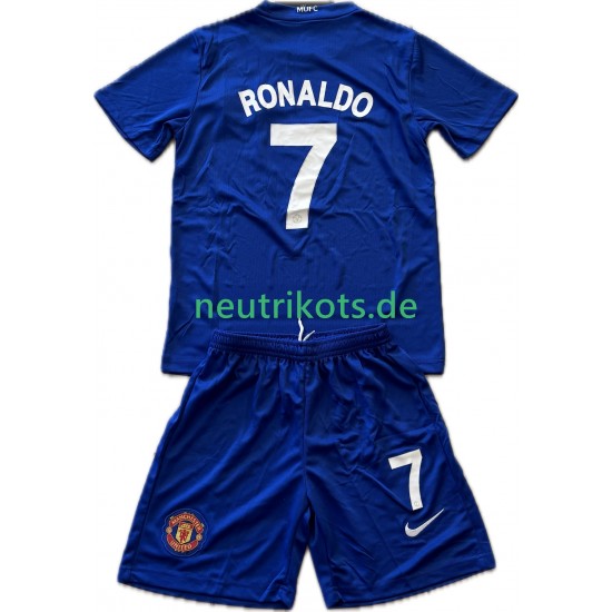 Fußballtrikot Manchester United Cristiano Ronaldo 7 2009 Retro Kinder Ausweich 2008 Kurzarm