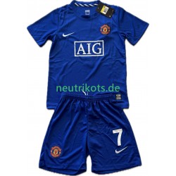 Fußballtrikot Manchester United Cristiano Ronaldo 7 2009 Retro Kinder Ausweich 2008 Kurzarm