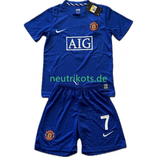 Fußballtrikot Manchester United Cristiano Ronaldo 7 2009 Retro Kinder Ausweich 2008 Kurzarm