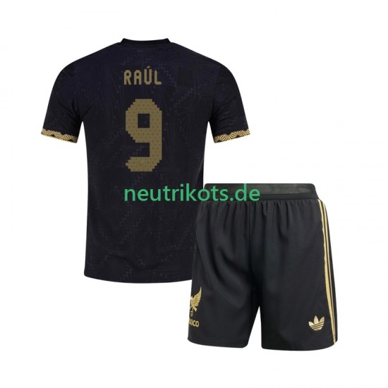 Fußballtrikot Mexiko Raul Jimenez 9 Gold Cup Kinder Heim 2025 Kurzarm