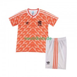Fußballtrikot Niederlande 1988 Retro Kinder Heim Kurzarm