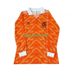 Fußballtrikot Niederlande 1998 Retro Herren Heim Langarm