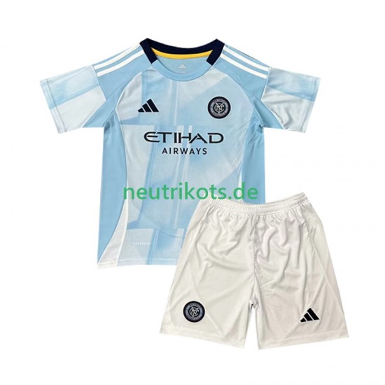 Fußballtrikot New York City FC Kinder Heim 2025 Kurzarm