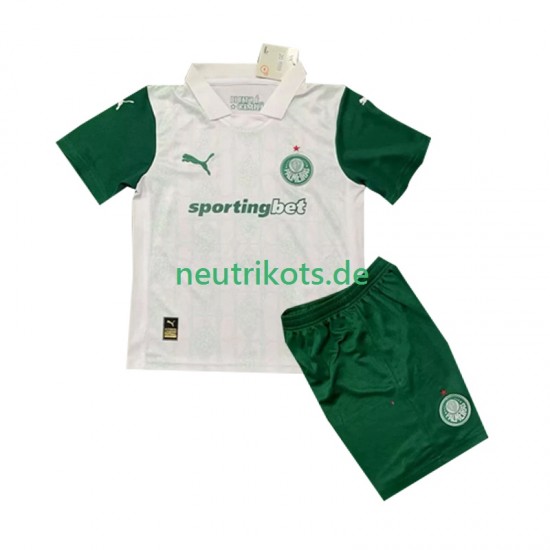 Fußballtrikot Palmeiras Kinder Auswärts 2025 Kurzarm