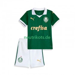 Fußballtrikot Palmeiras Kinder Heim 2024 Kurzarm