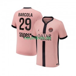 Fußballtrikot Paris Saint-Germain Bradley Barcola 29 Herren Ausweich 2024-2025 Kurzarm
