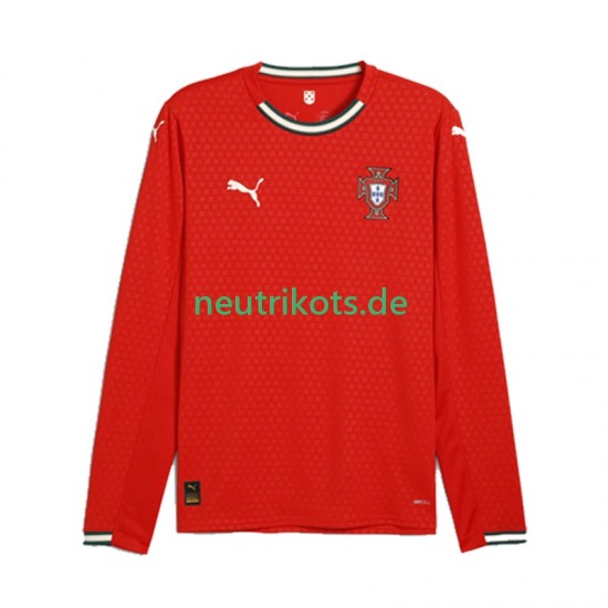 Fußballtrikot Portugal Herren Heim 2025 Langarm