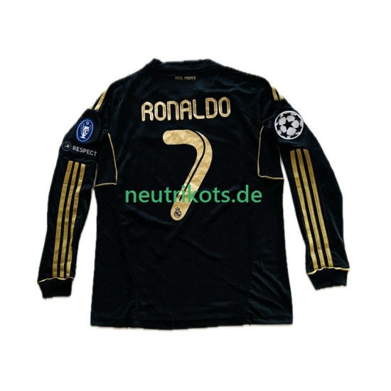 Fußballtrikot Real Madrid Cristiano Ronaldo 7 -2012 Herren Auswärts 2011 Langarm