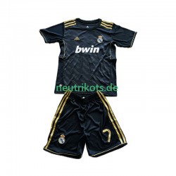 Fußballtrikot Real Madrid Cristiano Ronaldo 7 2012 Retro Kinder Auswärts 2011 Kurzarm