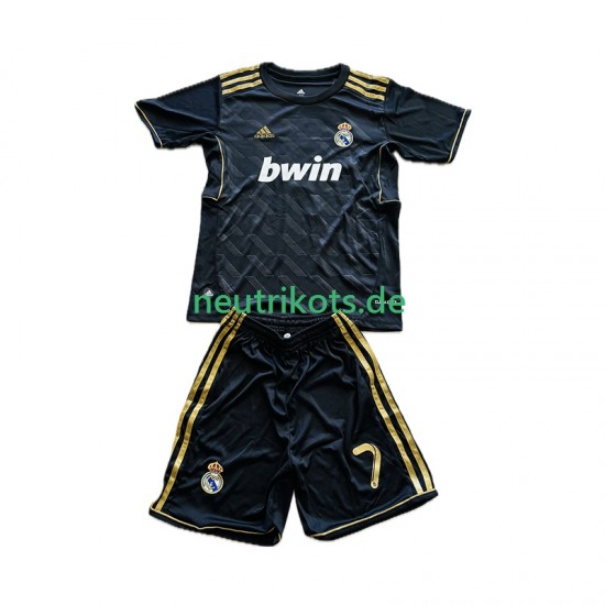 Fußballtrikot Real Madrid Cristiano Ronaldo 7 2012 Retro Kinder Auswärts 2011 Kurzarm