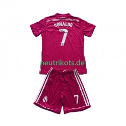 Fußballtrikot Real Madrid Cristiano Ronaldo 7 2014 2015 Retro Kinder Auswärts Kurzarm