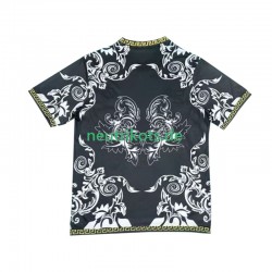 Fußballtrikot Real Madrid Versace Black Edition Herren Heim 2024-2025 Kurzarm