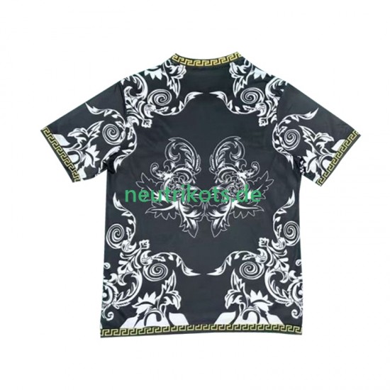 Fußballtrikot Real Madrid Versace Black Edition Herren Heim 2024-2025 Kurzarm