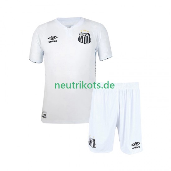 Fußballtrikot Santos Kinder Heim 2024-2025 Kurzarm