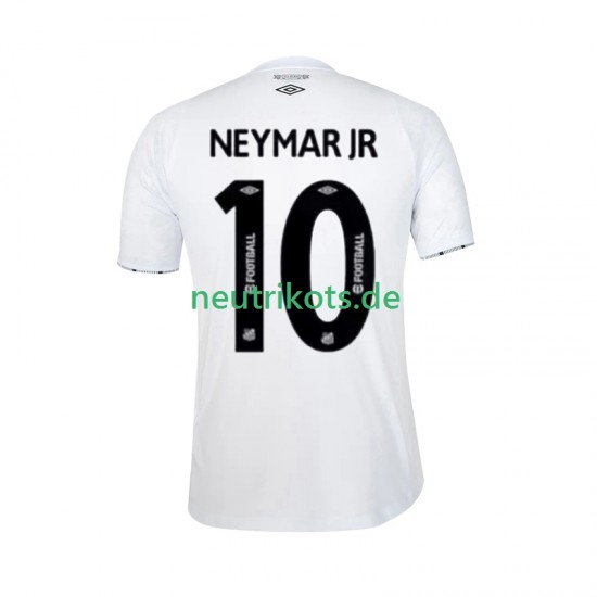 Fußballtrikot Santos Neymar JR 10 Herren Heim 2024-2025 Kurzarm