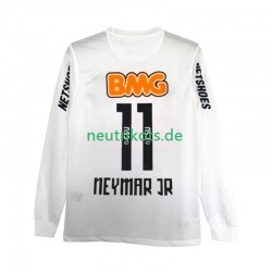 Fußballtrikot Santos Neymar JR 11 2012 Retro Herren Heim 2011 Langarm