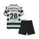 Fußballtrikot Sporting CP Cristiano Ronaldo 28 2001 2003 Retro Kinder Heim Kurzarm