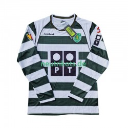 Fußballtrikot Sporting CP 2001 2003 Retro Herren Heim Langarm
