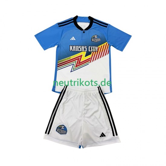 Fußballtrikot Sporting Kansas City Kinder Ausweich 2024-2025 Kurzarm