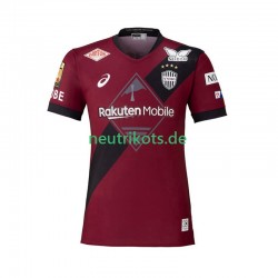 Fußballtrikot Vissel Kobe Herren Heim 2025 Kurzarm
