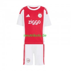 Fußballtrikot Ajax Amsterdam Kinder Heim 2026-2027 Kurzarm