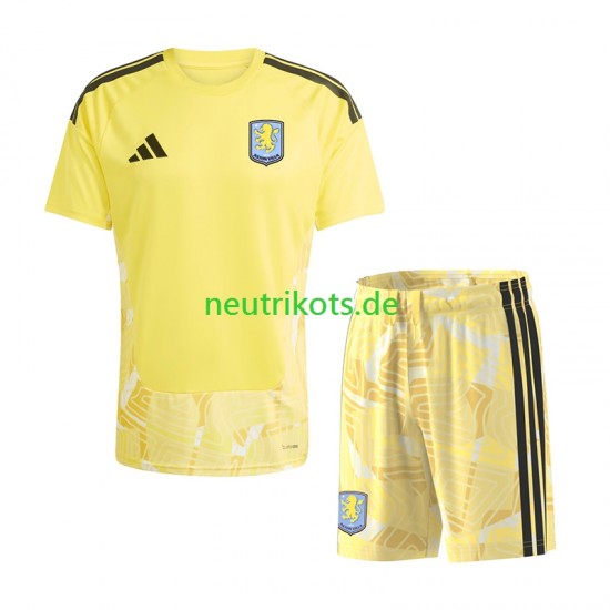 Fußballtrikot Aston Villa Torwart Kinder Heim 2026-2027 Kurzarm