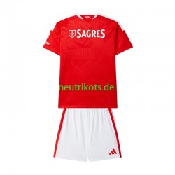 Fußballtrikot Benfica Kinder Heim 2026-2027 Kurzarm