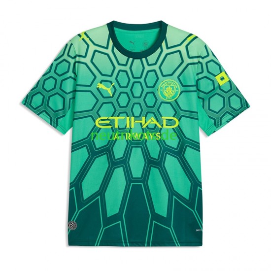 Fußballtrikot Manchester City Gianluigi Donnarumma 25 Torwart Herren Heim 2026-2027 Kurzarm