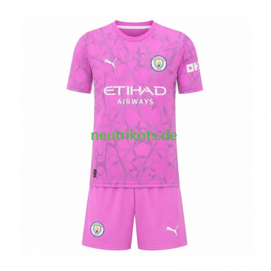 Fußballtrikot Manchester City Torwart Kinder Auswärts 2026-2027 Kurzarm