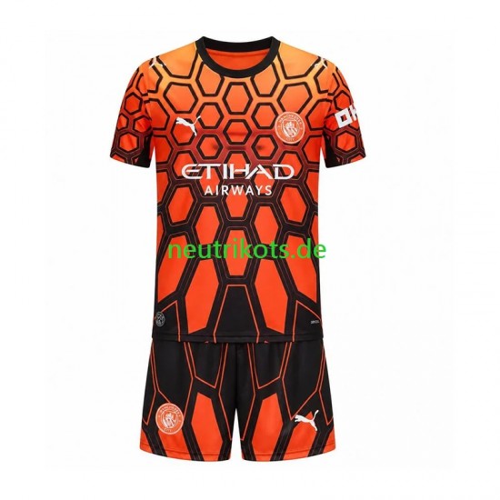 Fußballtrikot Manchester City Torwart Kinder Ausweich 2026-2027 Kurzarm