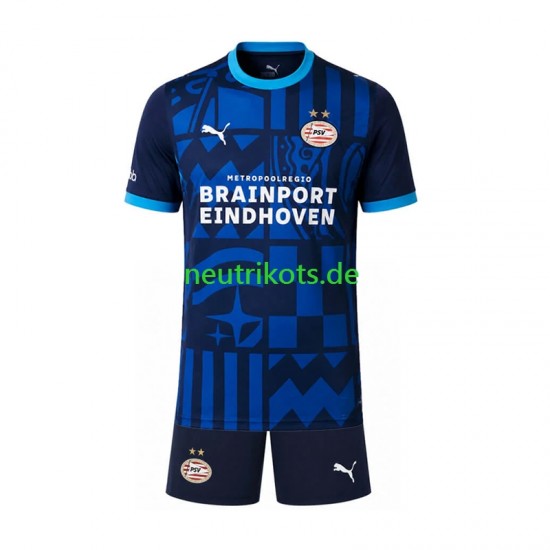 Fußballtrikot PSV Eindhoven Kinder Ausweich 2026-2027 Kurzarm