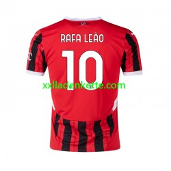 Fußballtrikot AC Mailand RAFA LEAO 10 Herren Heim 2024-2025 Kurzarm