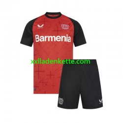 Fußballtrikot Bayer 04 Leverkusen Kinder Heim 2024-2025 Kurzarm