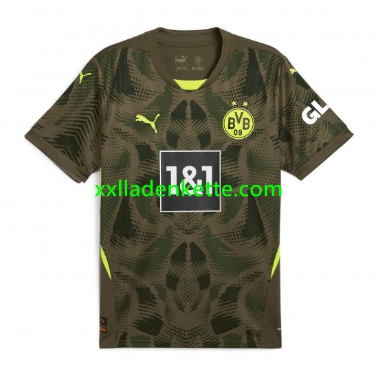 Fußballtrikot Borussia Dortmund Torwart Herren Heim 2024-2025 Kurzarm