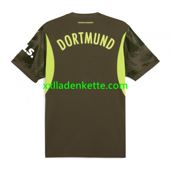 Fußballtrikot Borussia Dortmund Torwart Herren Heim 2024-2025 Kurzarm