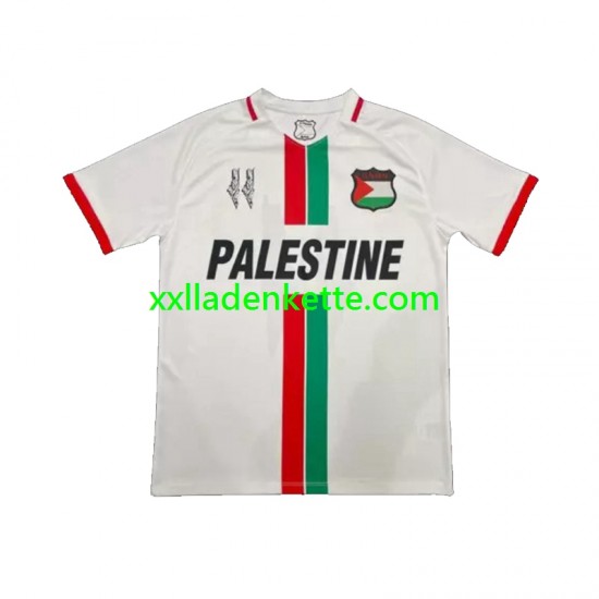 Fußballtrikot Club Deportivo Palestino Center Stripre Herren Auswärts 2024-2025 Kurzarm