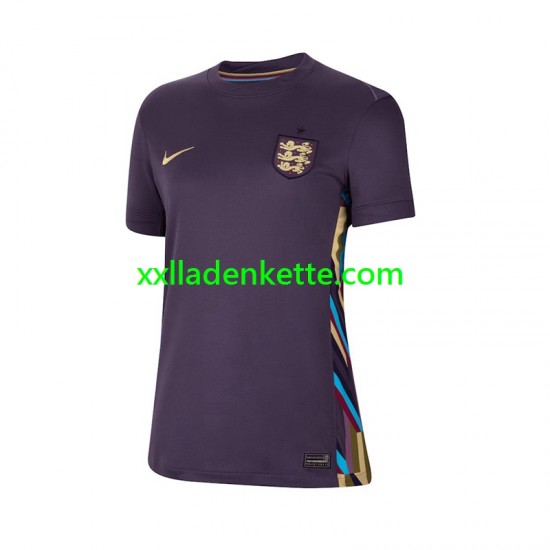 Fußballtrikot England Dame Auswärts Euro 2024 Kurzarm