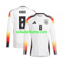 Fußballtrikot Deutschland Toni Kroos 8 Herren Heim Euro 2024 Langarm