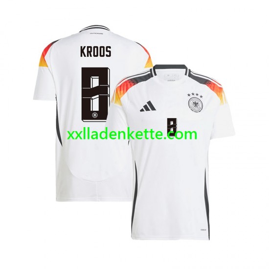 Fußballtrikot Deutschland Toni Kroos 8 Herren Heim Euro 2024 Kurzarm
