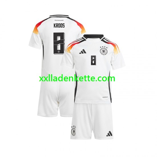 Fußballtrikot Deutschland Toni Kroos 8 Kinder Heim Euro 2024 Kurzarm