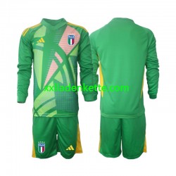 Fußballtrikot Italien Torwart Kinder Auswärts Euro 2024 Langarm