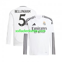 Fußballtrikot Real Madrid Jude Bellingham 5 Herren Heim 2024-2025 Langarm