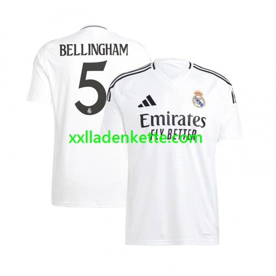 Fußballtrikot Real Madrid Jude Bellingham 5 Herren Heim 2024-2025 Kurzarm