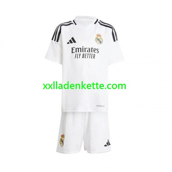 Fußballtrikot Real Madrid Kinder Heim 2024-2025 Kurzarm