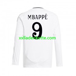 Fußballtrikot Real Madrid Mbappé Kylian 9 Herren Heim 2024-2025 Langarm