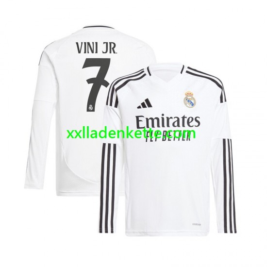 Fußballtrikot Real Madrid Vinicius Junior 7 Herren Heim 2024-2025 Langarm