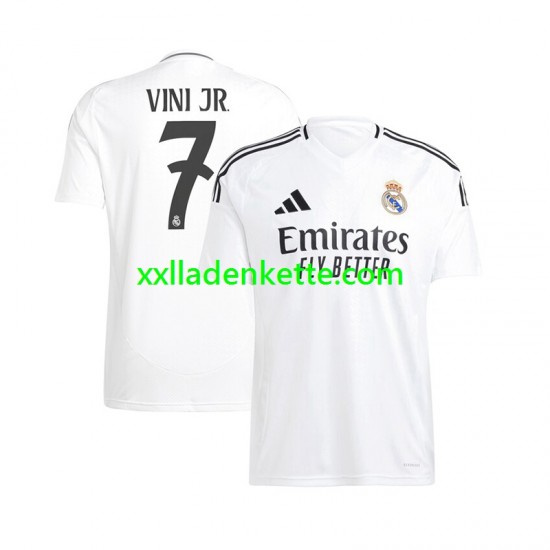Fußballtrikot Real Madrid Vinicius Junior 7 Herren Heim 2024-2025 Kurzarm
