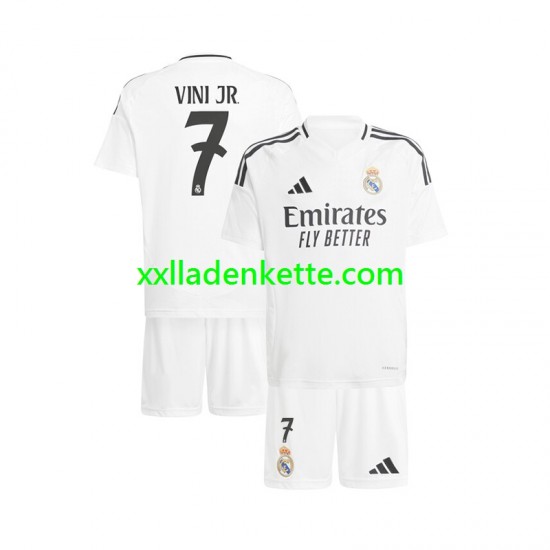 Fußballtrikot Real Madrid Vinicius Junior 7 Kinder Heim 2024-2025 Kurzarm