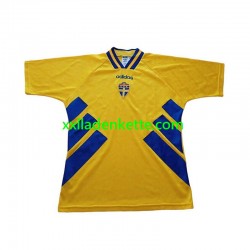 Fußballtrikot Schweden Retro Herren Heim 1994 Kurzarm