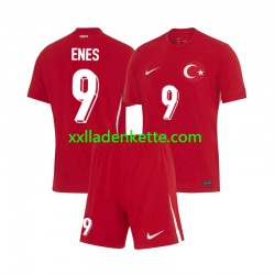 Fußballtrikot Türkei Enes Unal 9 Kinder Auswärts Euro 2024 Kurzarm